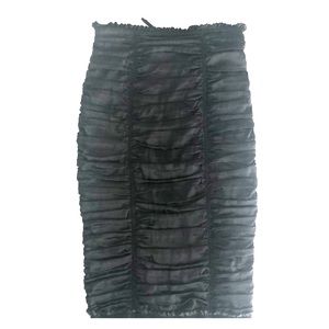 D&G ruffle pencil skirt. Silk.